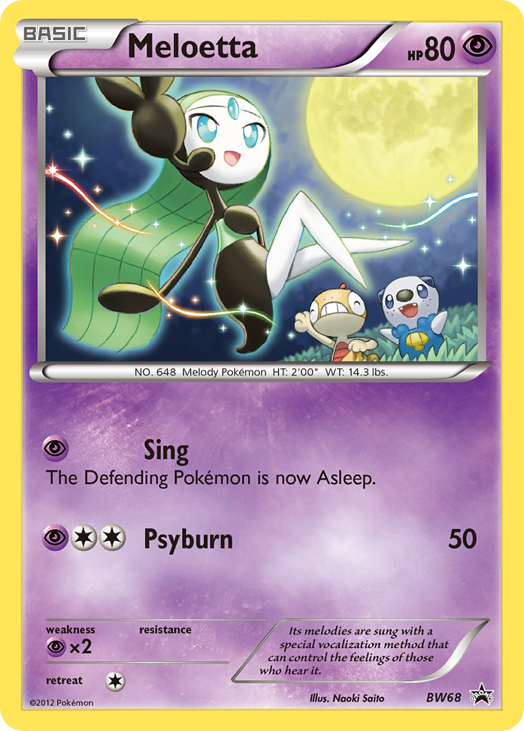 Meloetta (BW68) [Black & White: Black Star Promos] | Total Play