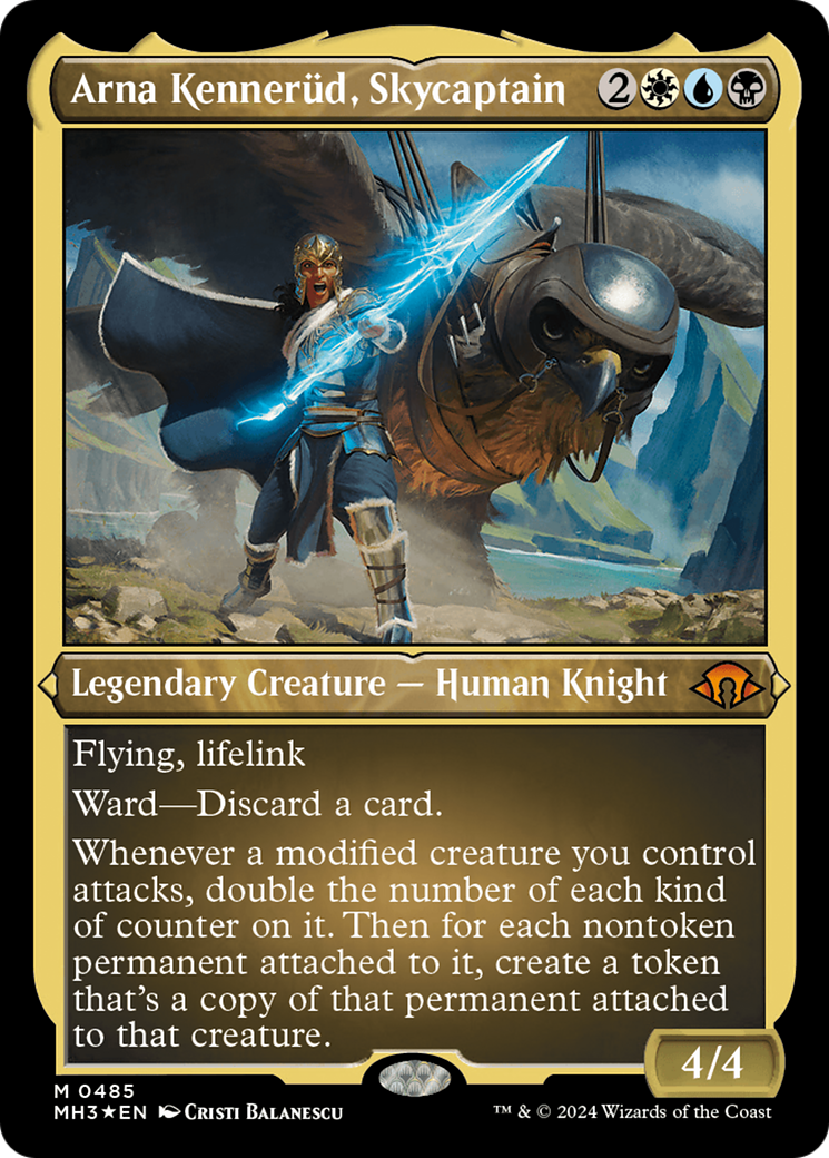 Arna Kennerud, Skycaptain (Foil Etched) [Modern Horizons 3] | Total Play