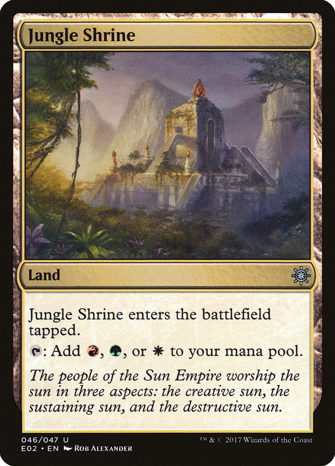 Jungle Shrine [Explorers of Ixalan] | Total Play