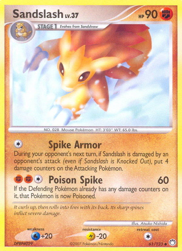 Sandslash (61/123) [Diamond & Pearl: Mysterious Treasures] | Total Play