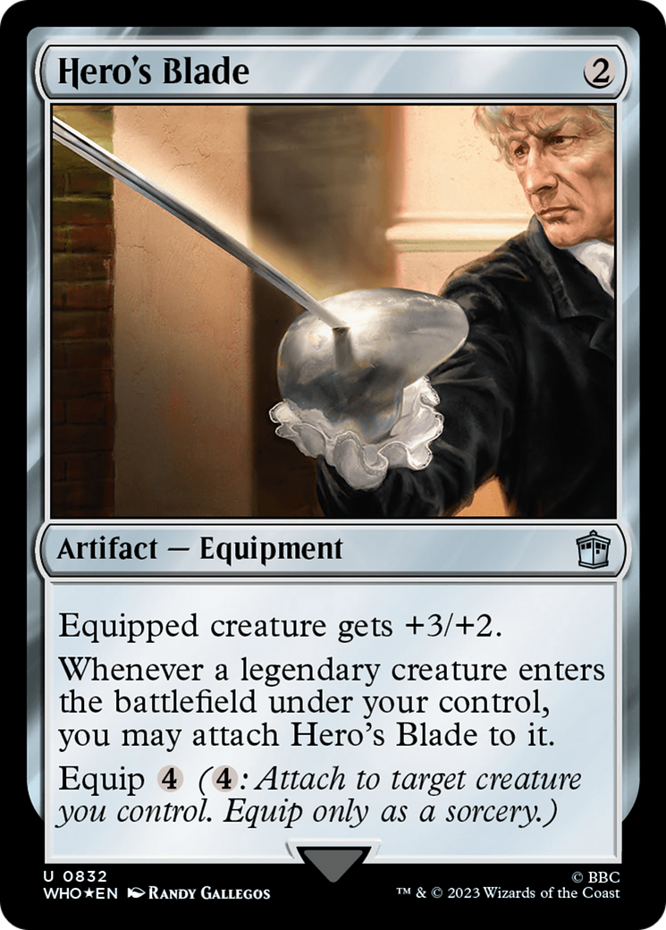 Hero's Blade (Surge Foil) [Doctor Who] | Total Play