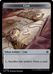 Clue // Food Double-Sided Token [Murders at Karlov Manor Commander Tokens] | Total Play