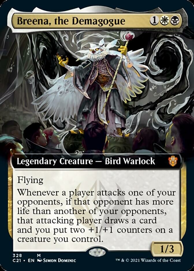 Breena, the Demagogue (Extended Art) [Commander 2021] | Total Play