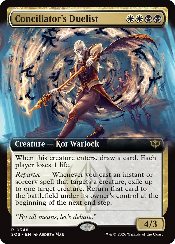 Conciliator's Duelist (Extended Art) [Secrets of Strixhaven] | Total Play