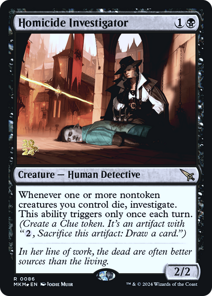 Homicide Investigator [Murders at Karlov Manor Prerelease Promos] | Total Play