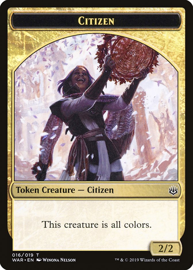 Citizen Token [War of the Spark Tokens] | Total Play