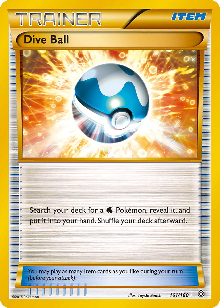 Dive Ball (161/160) [XY: Primal Clash] | Total Play