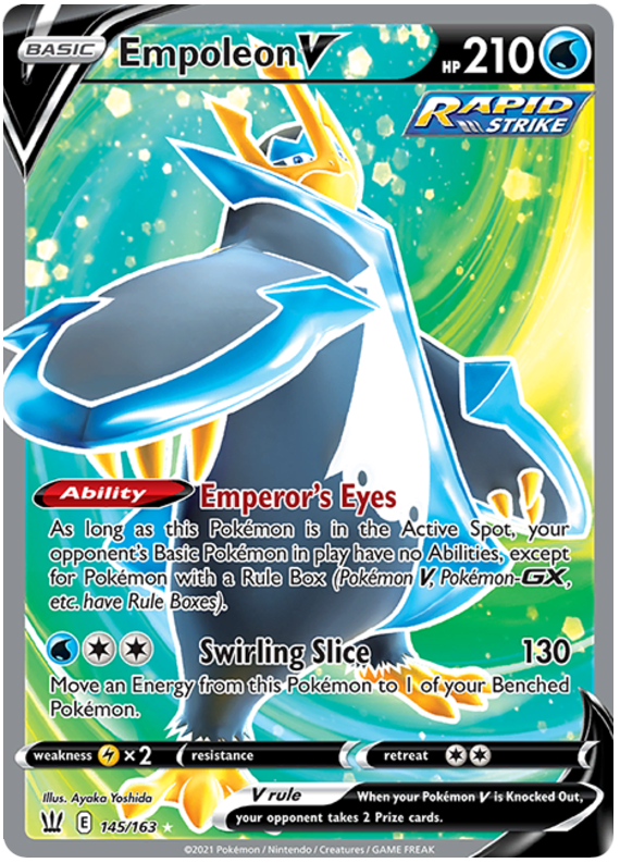 Empoleon V (145/163) [Sword & Shield: Battle Styles] | Total Play