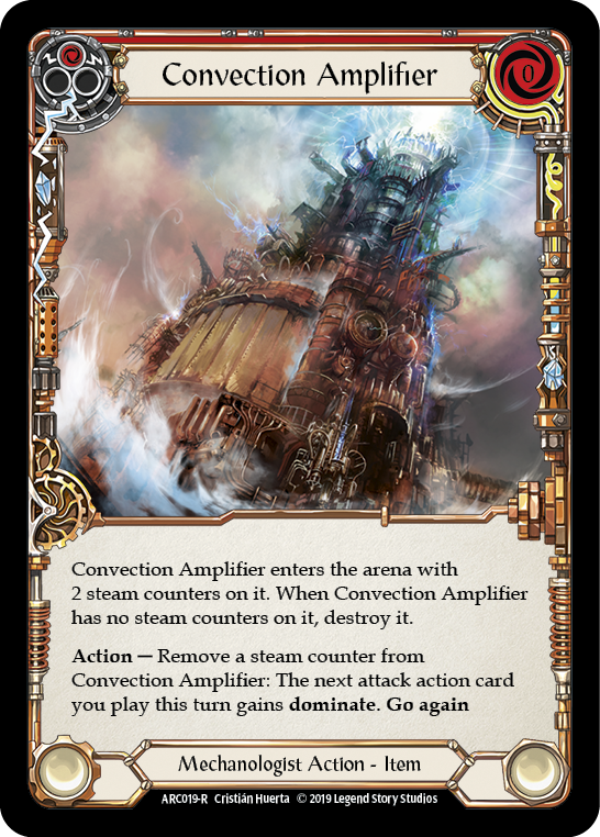 Convection Amplifier [ARC019-R] (Arcane Rising)  1st Edition Rainbow Foil | Total Play