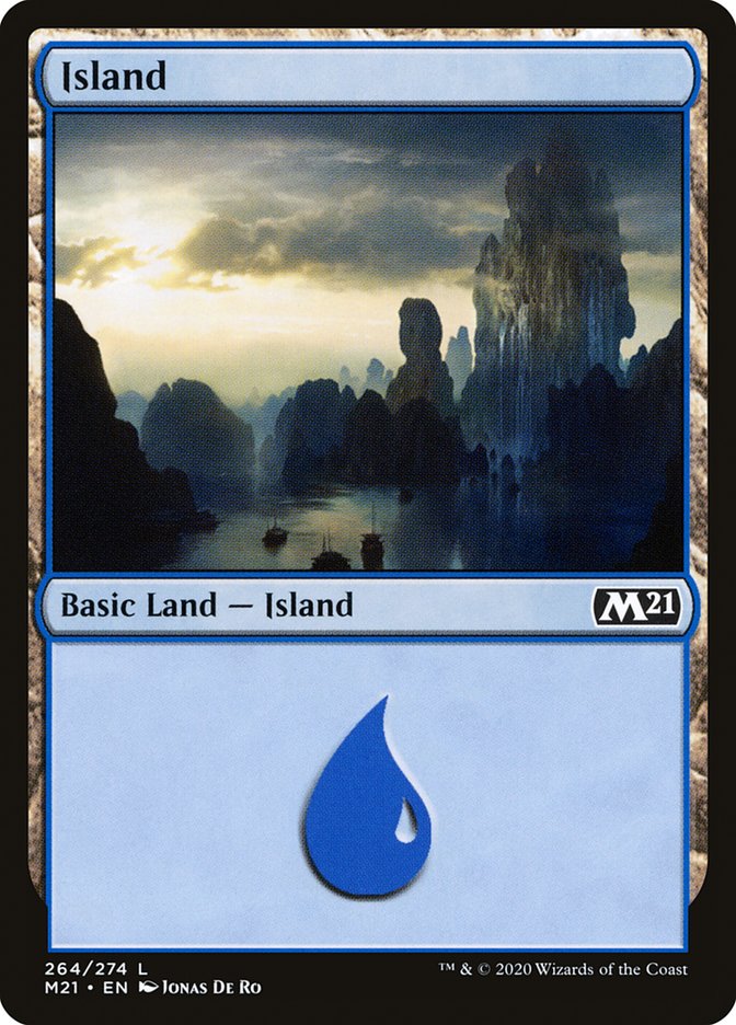 Island (264) [Core Set 2021] | Total Play