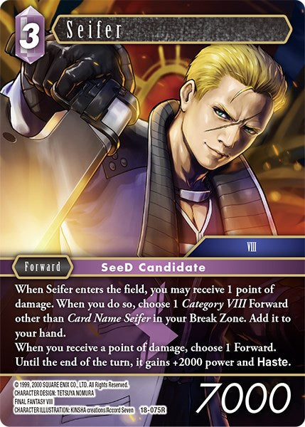 Seifer [Resurgence of Power] | Total Play