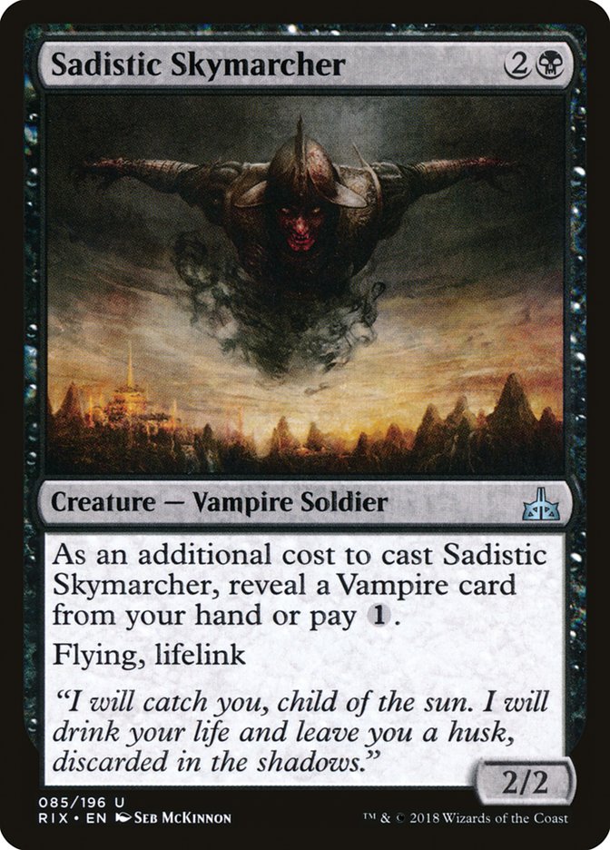 Sadistic Skymarcher [Rivals of Ixalan] | Total Play