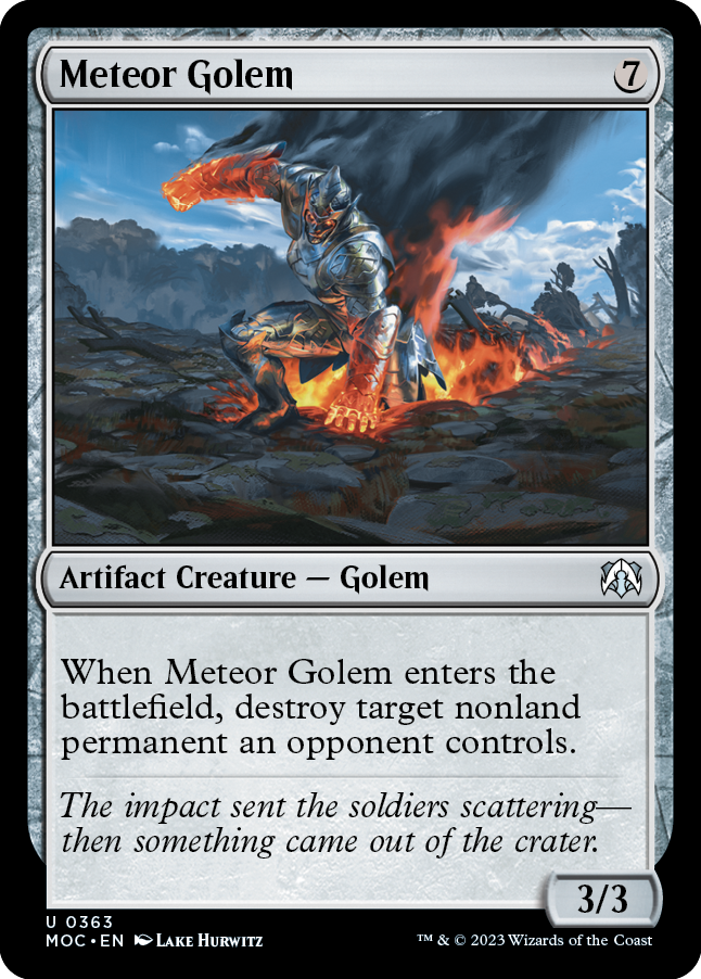 Meteor Golem [March of the Machine Commander] | Total Play