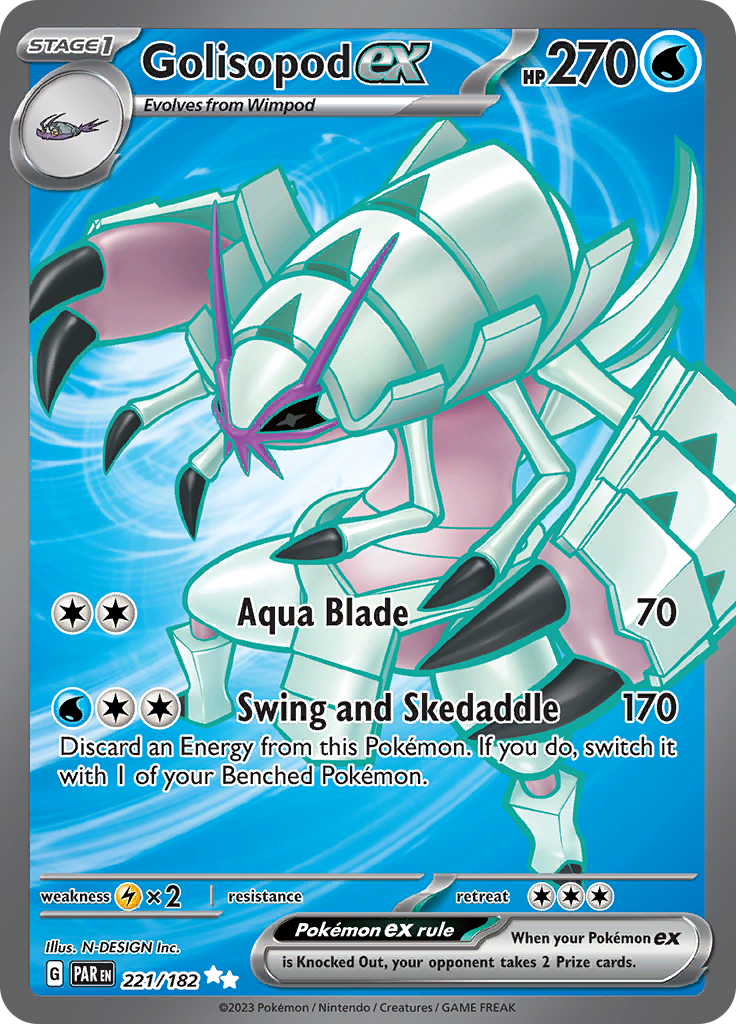 Golisopod ex (221/182) [Scarlet & Violet: Paradox Rift] | Total Play