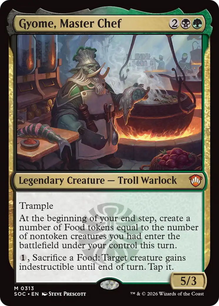 Gyome, Master Chef [Secrets of Strixhaven Commander] | Total Play