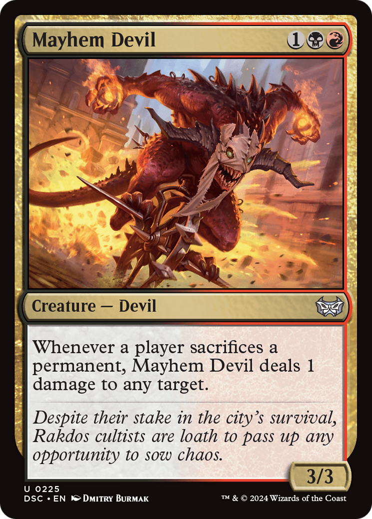 Mayhem Devil [Duskmourn: House of Horror Commander] | Total Play