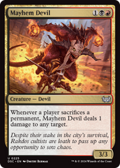 Mayhem Devil [Duskmourn: House of Horror Commander] | Total Play