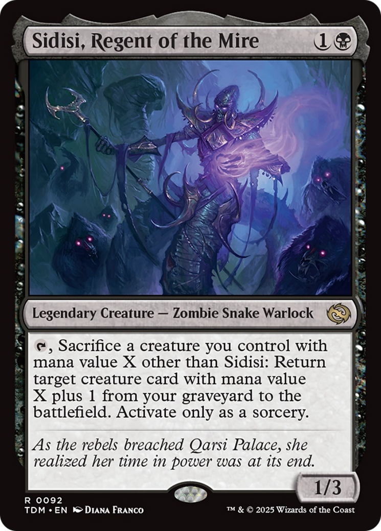 Sidisi, Regent of the Mire [Tarkir: Dragonstorm] | Total Play