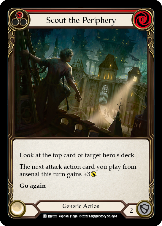 Scout the Periphery (Red) [RIP023] (Outsiders Riptide Blitz Deck) | Total Play