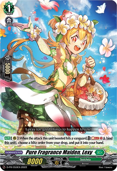 Pure Fragrance Maiden, Lexy (D-PR/050EN) [D Promo Cards] | Total Play