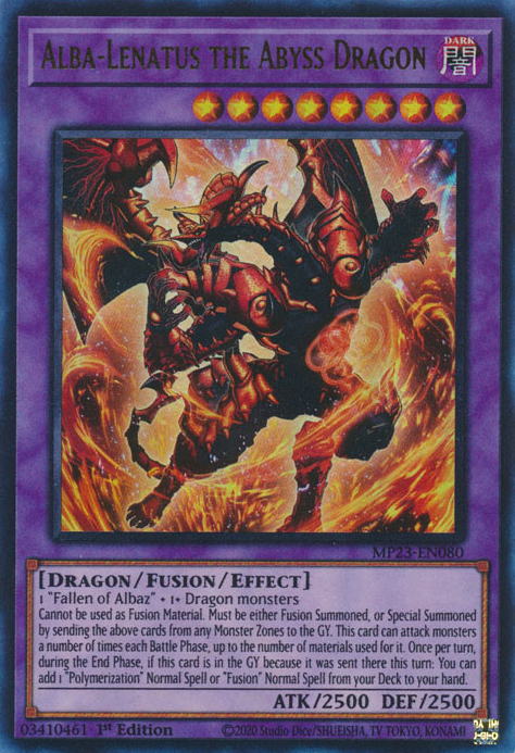 Alba-Lenatus the Abyss Dragon [MP23-EN080] Ultra Rare | Total Play