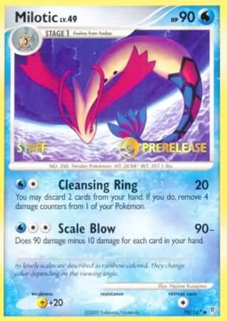 Milotic (70/147) (Staff Prerelease Promo) [Nintendo: Black Star Promos] | Total Play