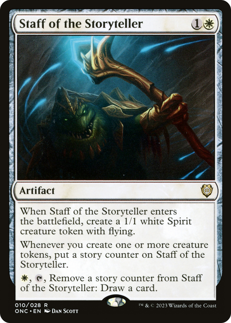 Staff of the Storyteller [Phyrexia: All Will Be One Commander] | Total Play