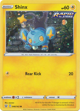 Shinx (046/163) (Cosmos Holo) [Sword & Shield: Battle Styles] | Total Play