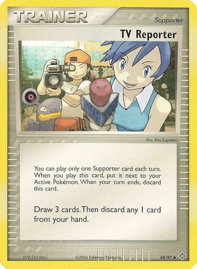 TV Reporter (88/97) [EX: Battle Stadium] | Total Play