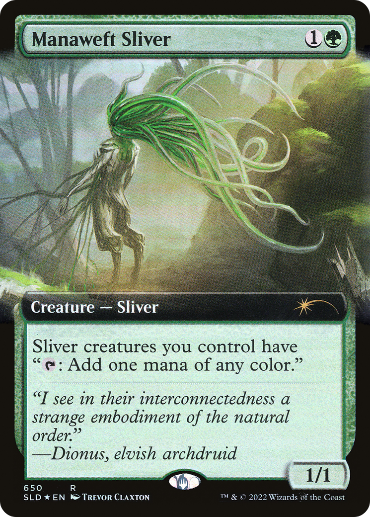 Manaweft Sliver (Extended Art) [Secret Lair Drop Promos] | Total Play