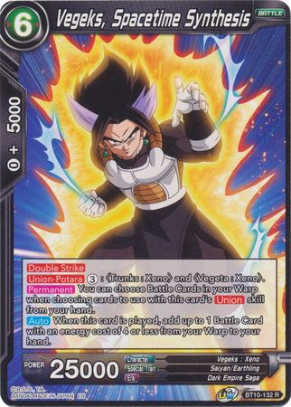 Vegeks, Spacetime Synthesis (BT10-132) [Rise of the Unison Warrior] | Total Play