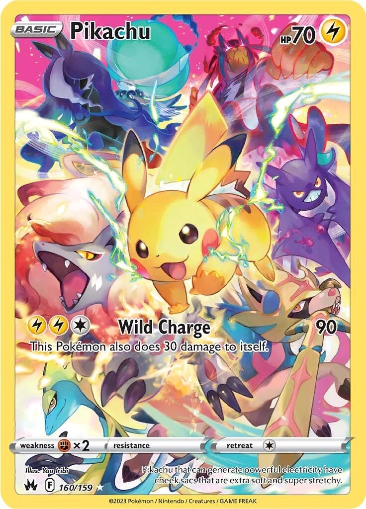 Pikachu (160/159) (Secret) [Sword & Shield: Crown Zenith] | Total Play