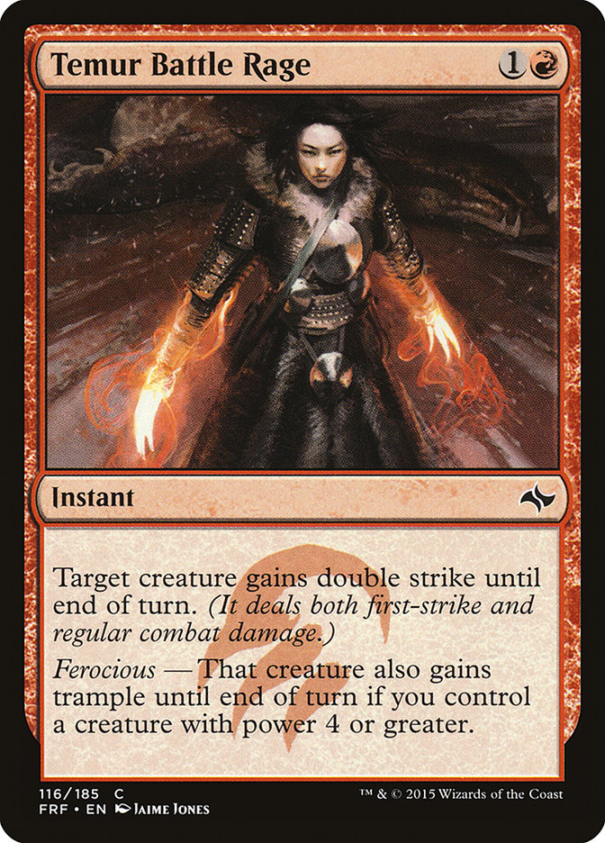 Temur Battle Rage [Fate Reforged] | Total Play