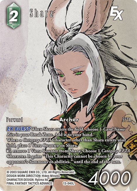 Shara (Full Art) [Opus XIII: Crystal Radiance] | Total Play