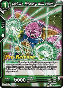 Dodoria, Brimming with Power (BT10-082) [Rise of the Unison Warrior Prerelease Promos] | Total Play