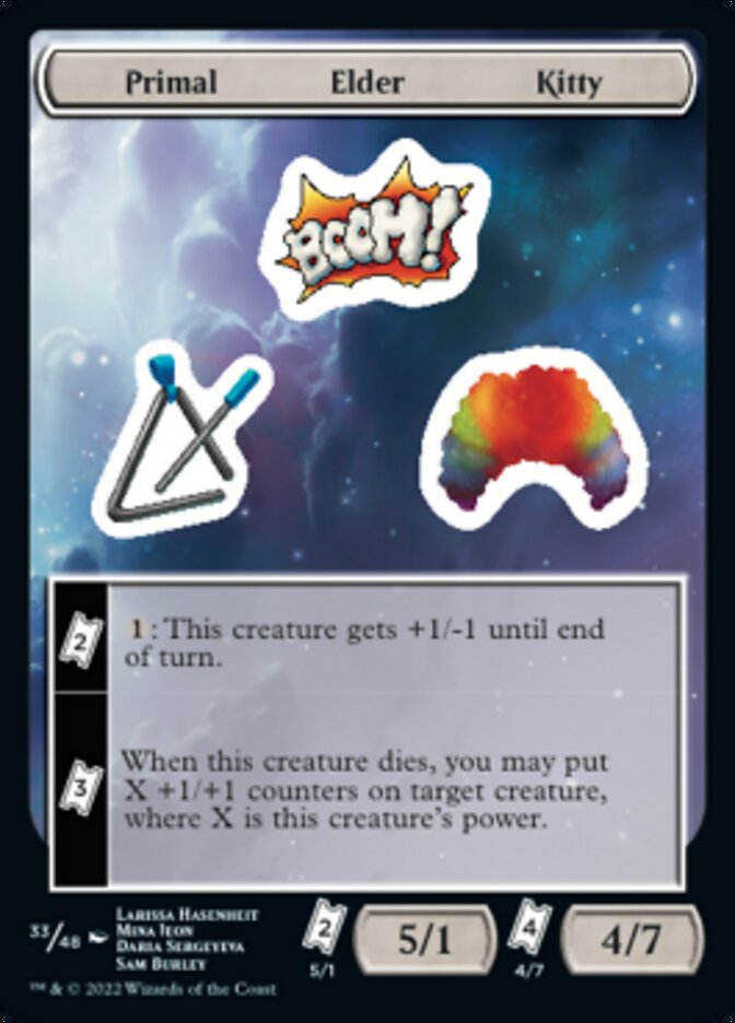 Primal Elder Kitty [Unfinity Stickers] | Total Play