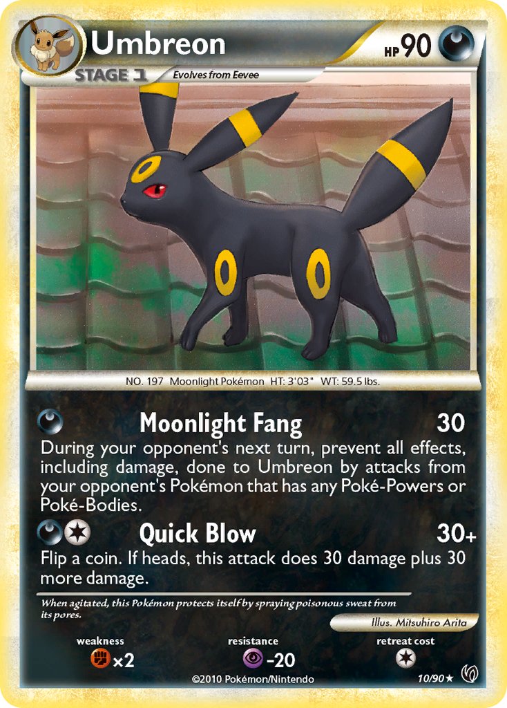 Umbreon (10/90) (Theme Deck Exclusive) [HeartGold & SoulSilver: Undaunted] | Total Play