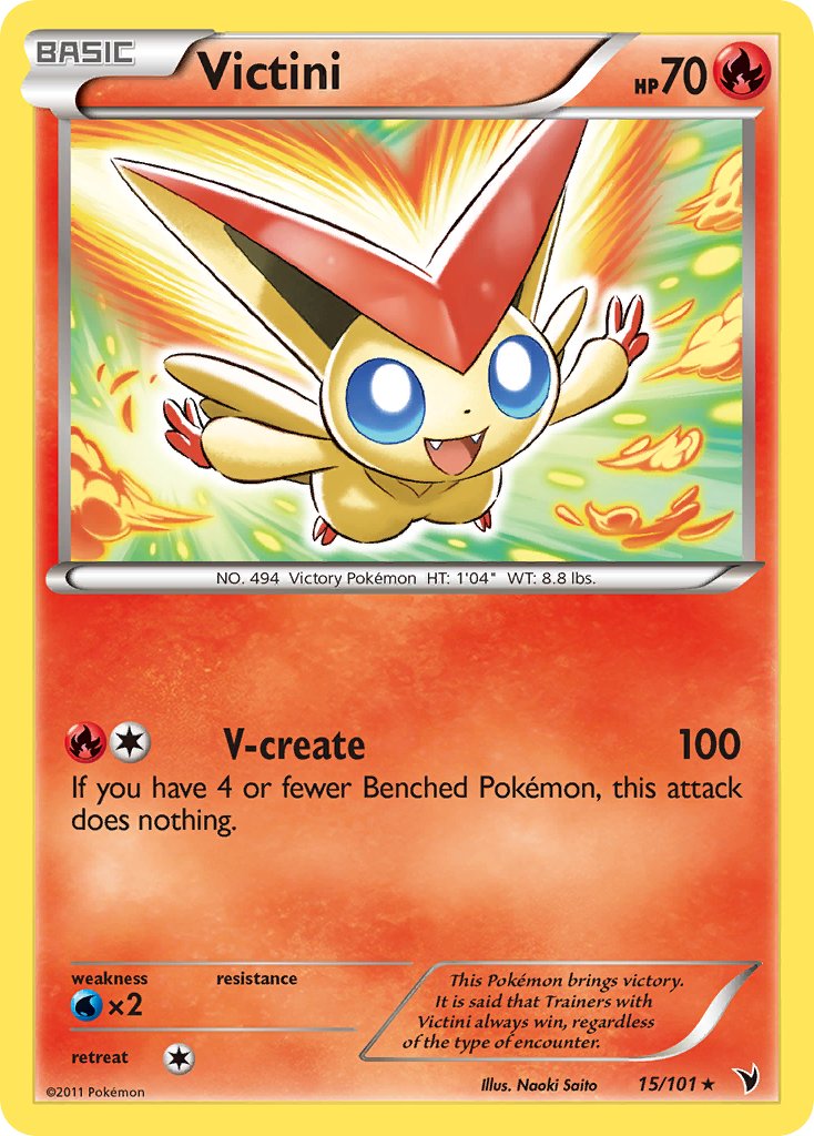 Victini (15/101) (Theme Deck Exclusive) [Black & White: Noble Victories] | Total Play