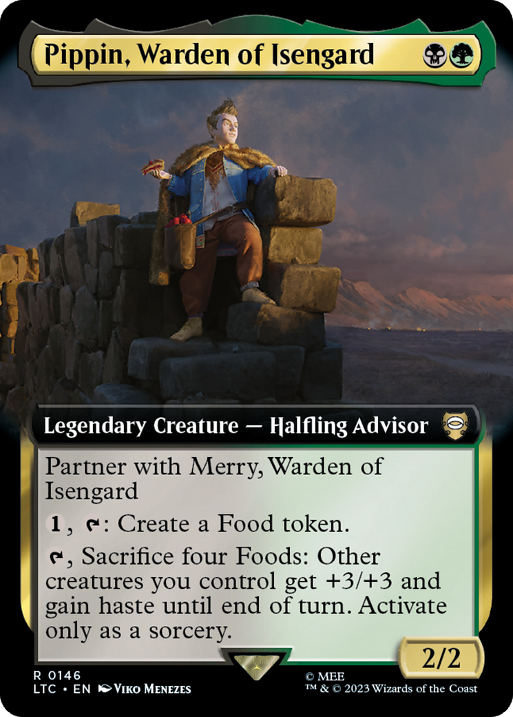 Pippin, Warden of Isengard (Extended Art) [The Lord of the Rings: Tales of Middle-Earth Commander] | Total Play