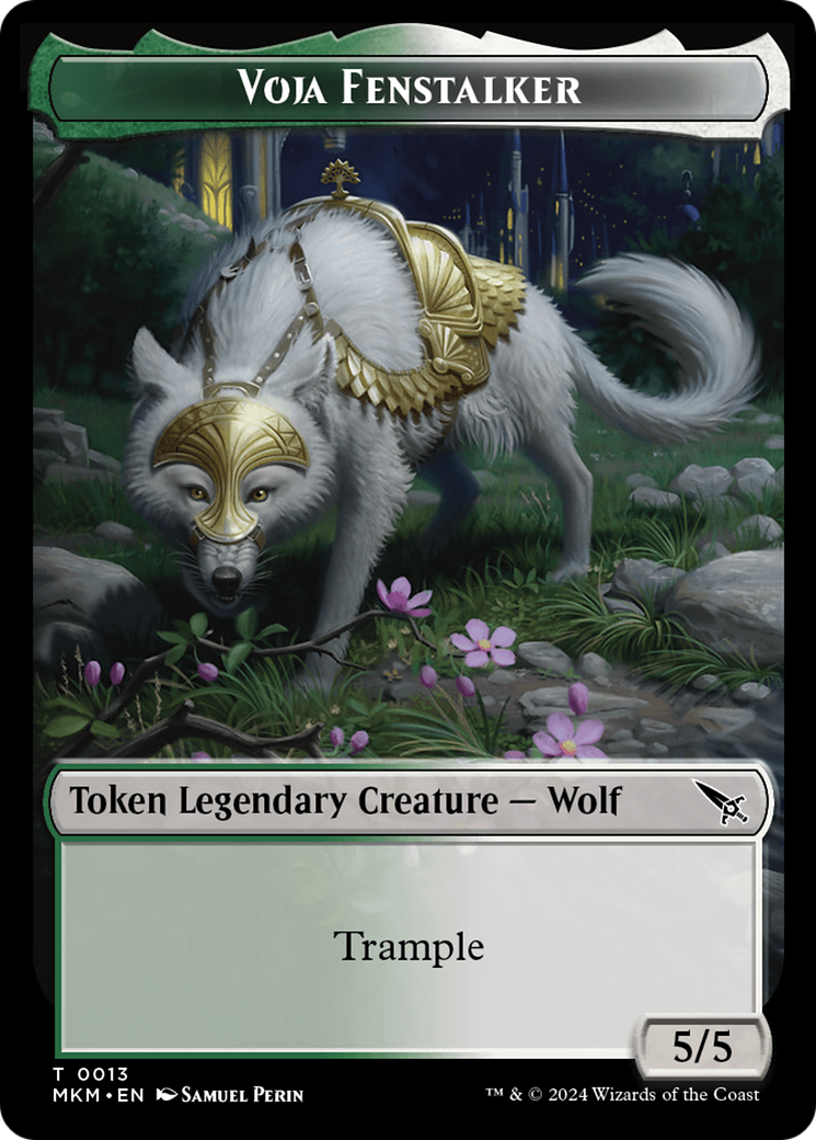 Detective // Voja Fenstalker Double-Sided Token [Murders at Karlov Manor Tokens] | Total Play