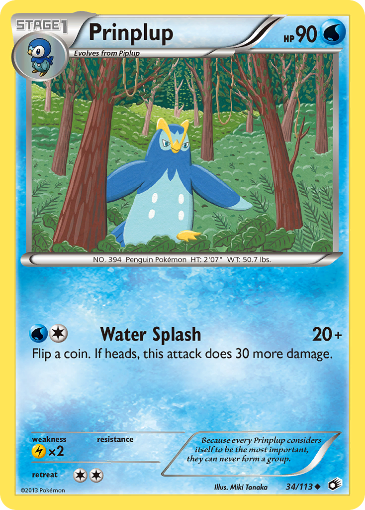 Prinplup (34/113) [Black & White: Legendary Treasures] | Total Play