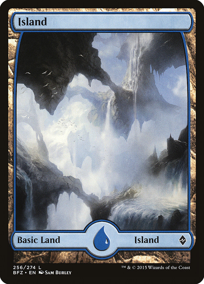 Island (256) (Full Art) [Battle for Zendikar] | Total Play