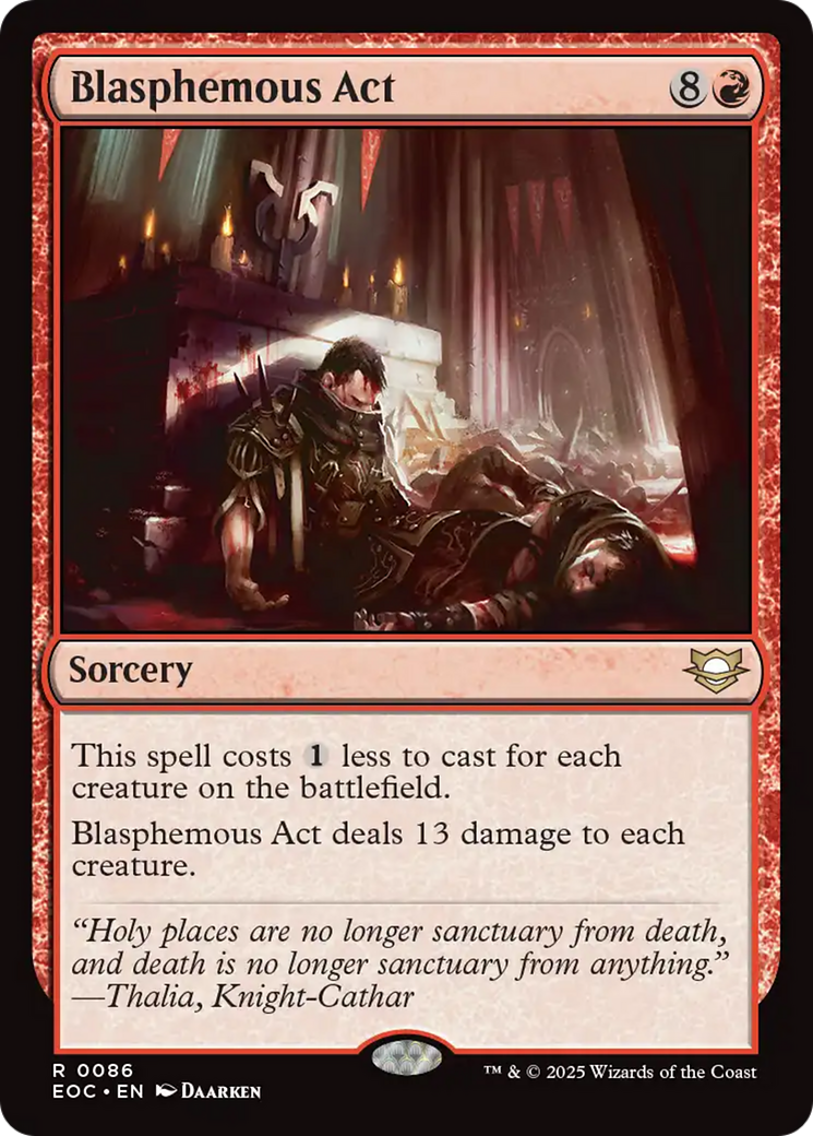 Blasphemous Act [Edge of Eternities Commander] | Total Play