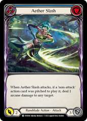 Aether Slash (Blue) [DYN184] (Dynasty)  Rainbow Foil | Total Play