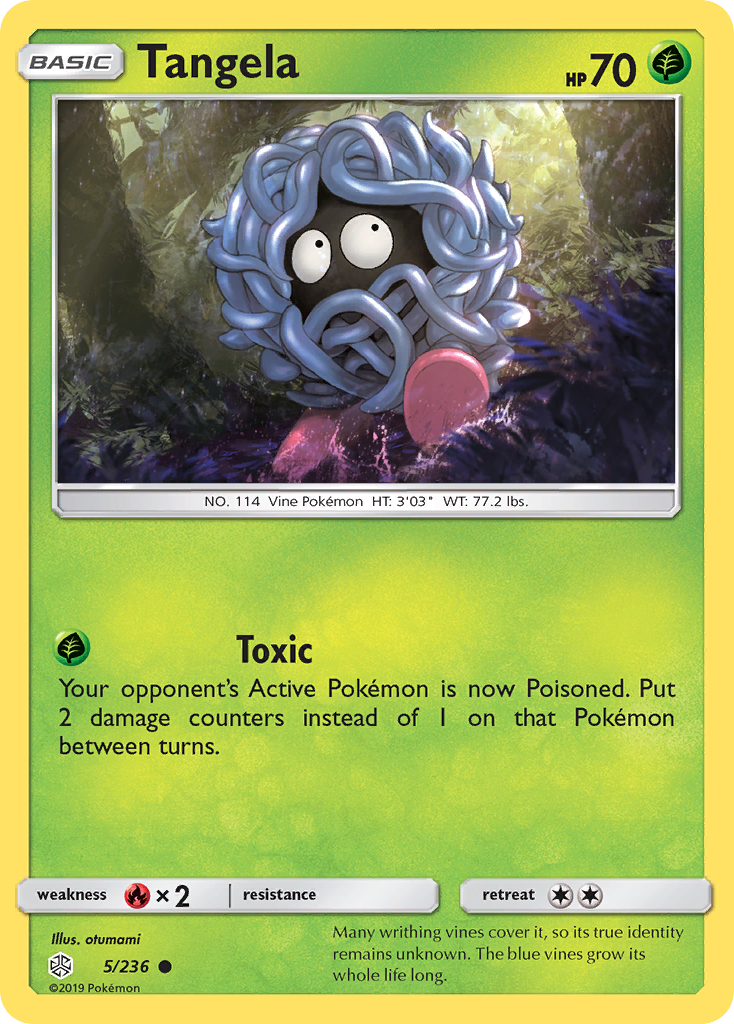 Tangela (5/236) [Sun & Moon: Cosmic Eclipse] | Total Play