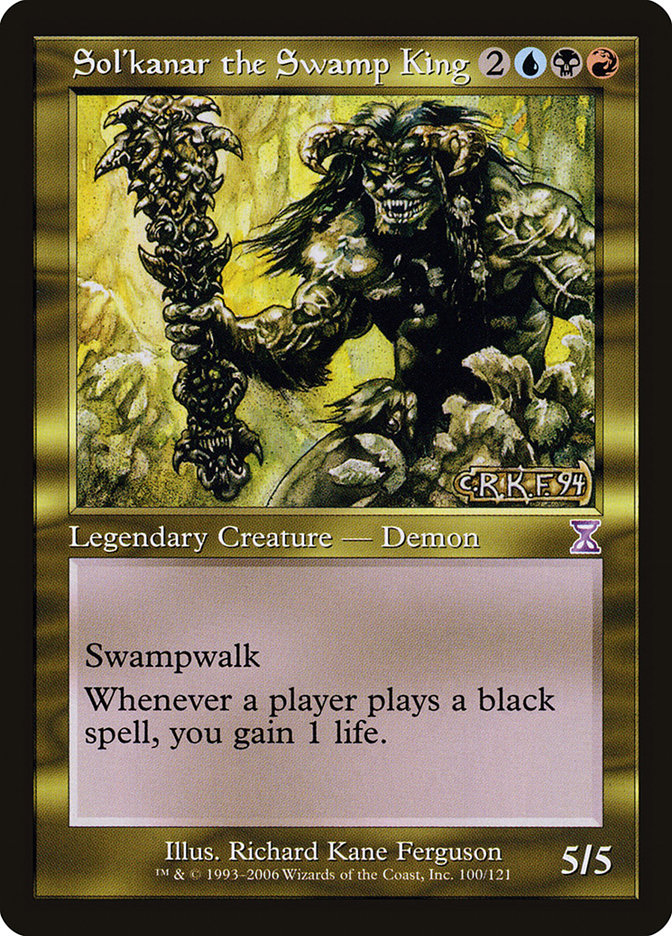 Sol'kanar the Swamp King [Time Spiral Timeshifted] | Total Play