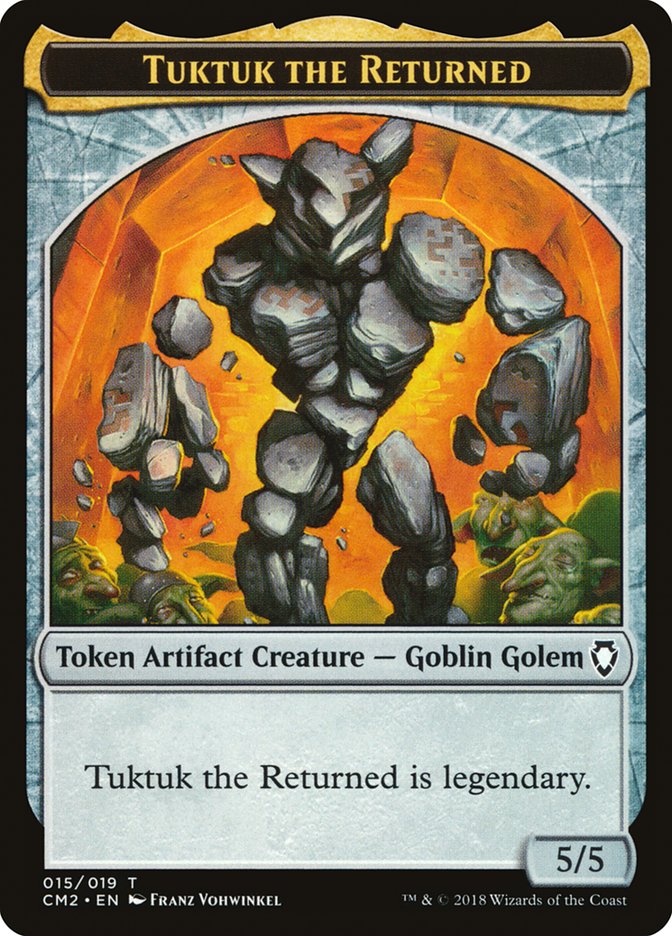 Tuktuk the Returned Token [Commander Anthology Volume II Tokens] | Total Play
