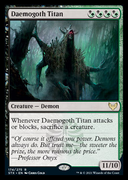 Daemogoth Titan [Strixhaven: School of Mages] | Total Play