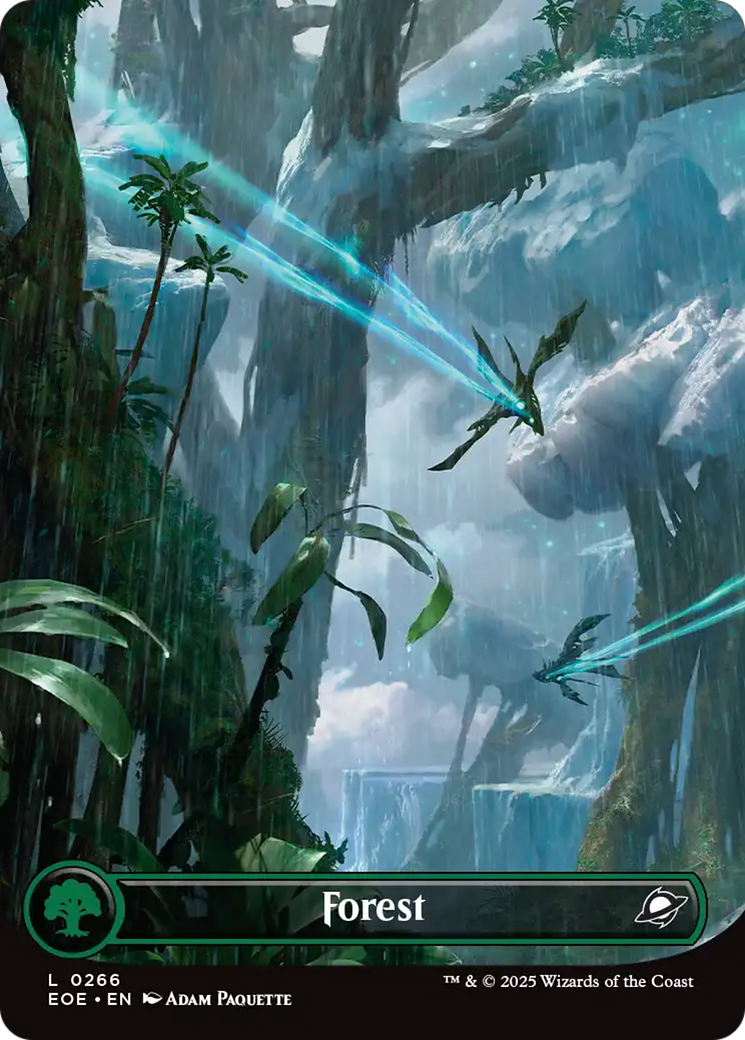 Forest (0266) (Borderless) [Edge of Eternities] | Total Play