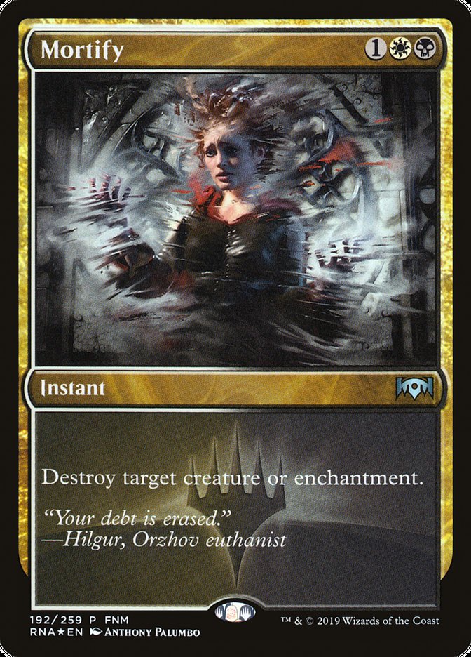 Mortify (FNM) [Ravnica Allegiance Promos] | Total Play